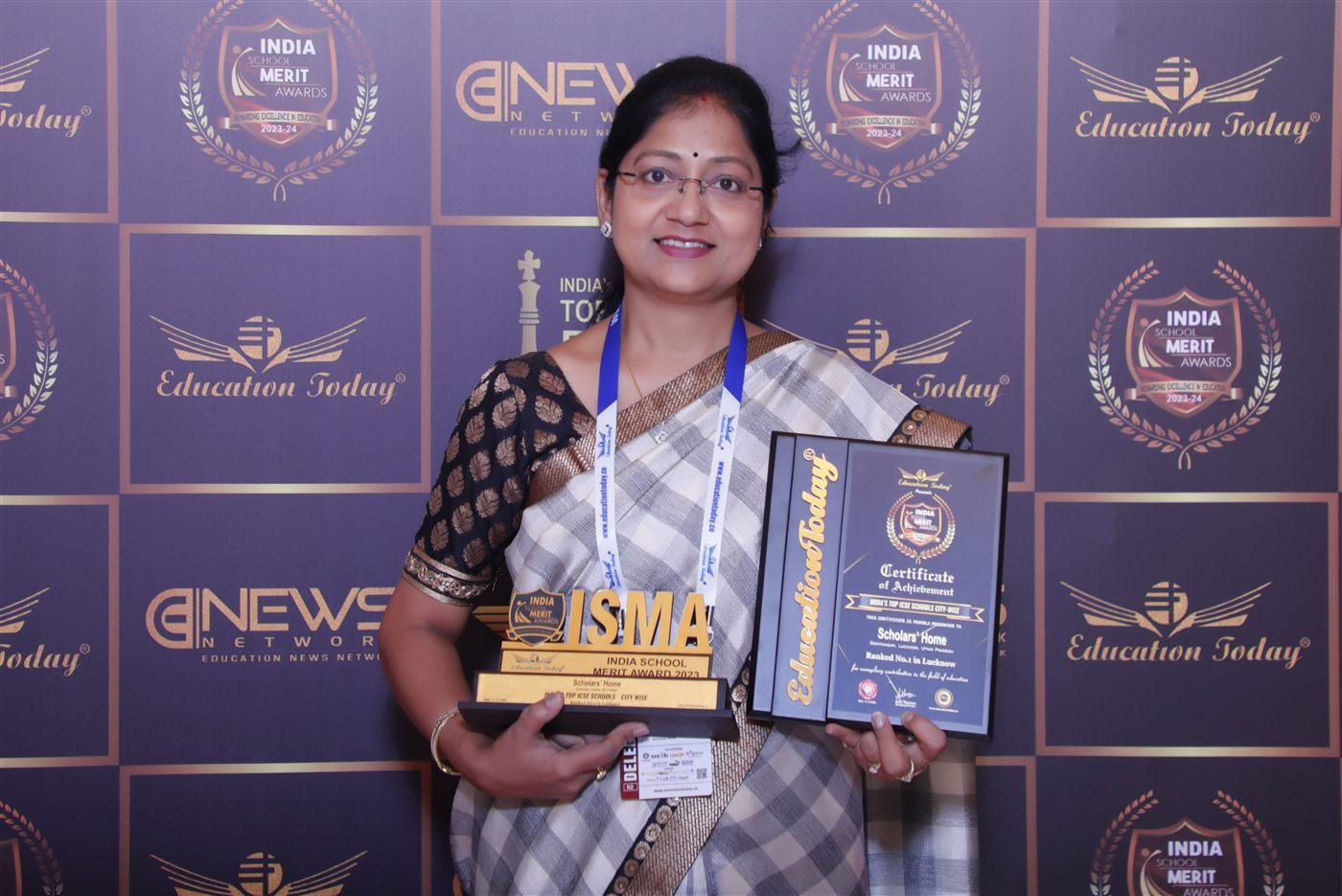 Scholars' Home award ceremony, ranked best school in Lucknow