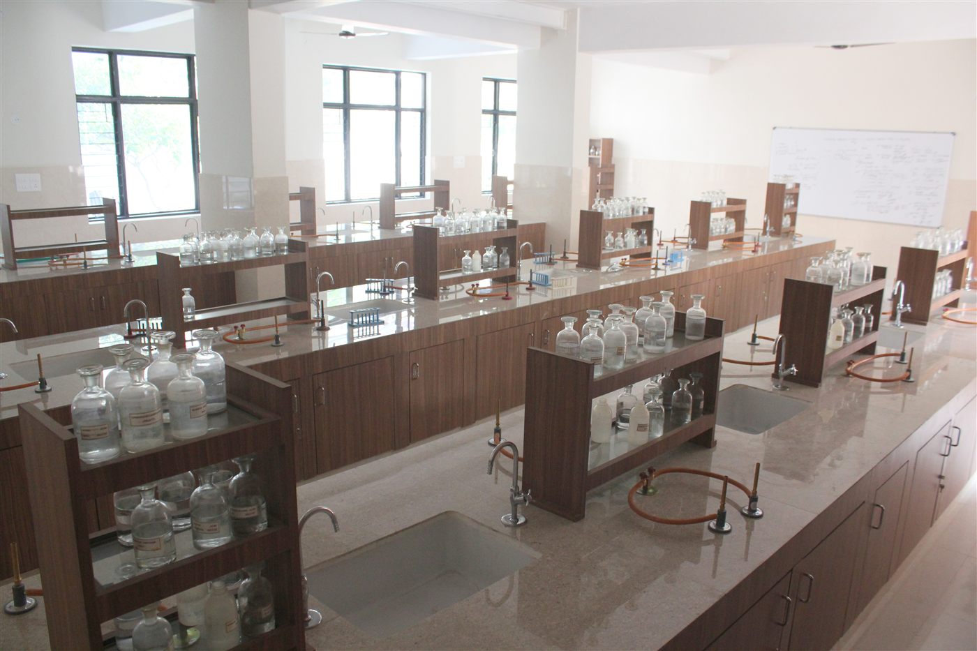 Chemistry laboratory at Scholars' Home, best ICSE school in Lucknow