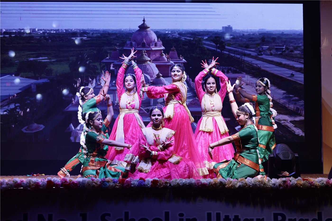 Folk dance and festival celebration at Scholars' Home Lucknow