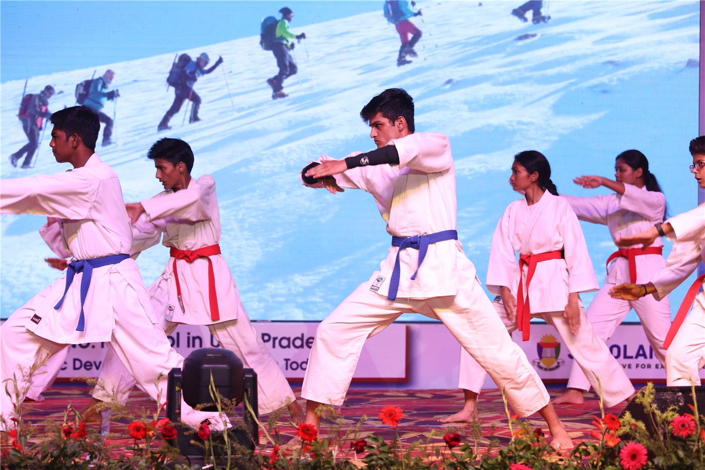 Karate display at Scholars' Home annual function