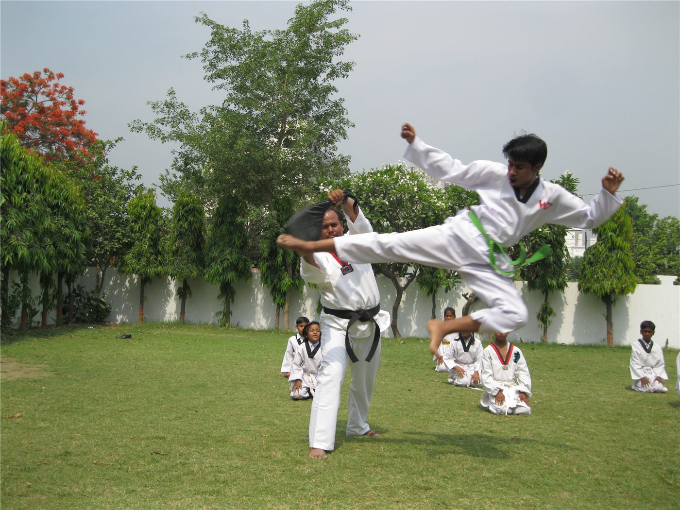 Karate and judo training at Scholars' Home Lucknow