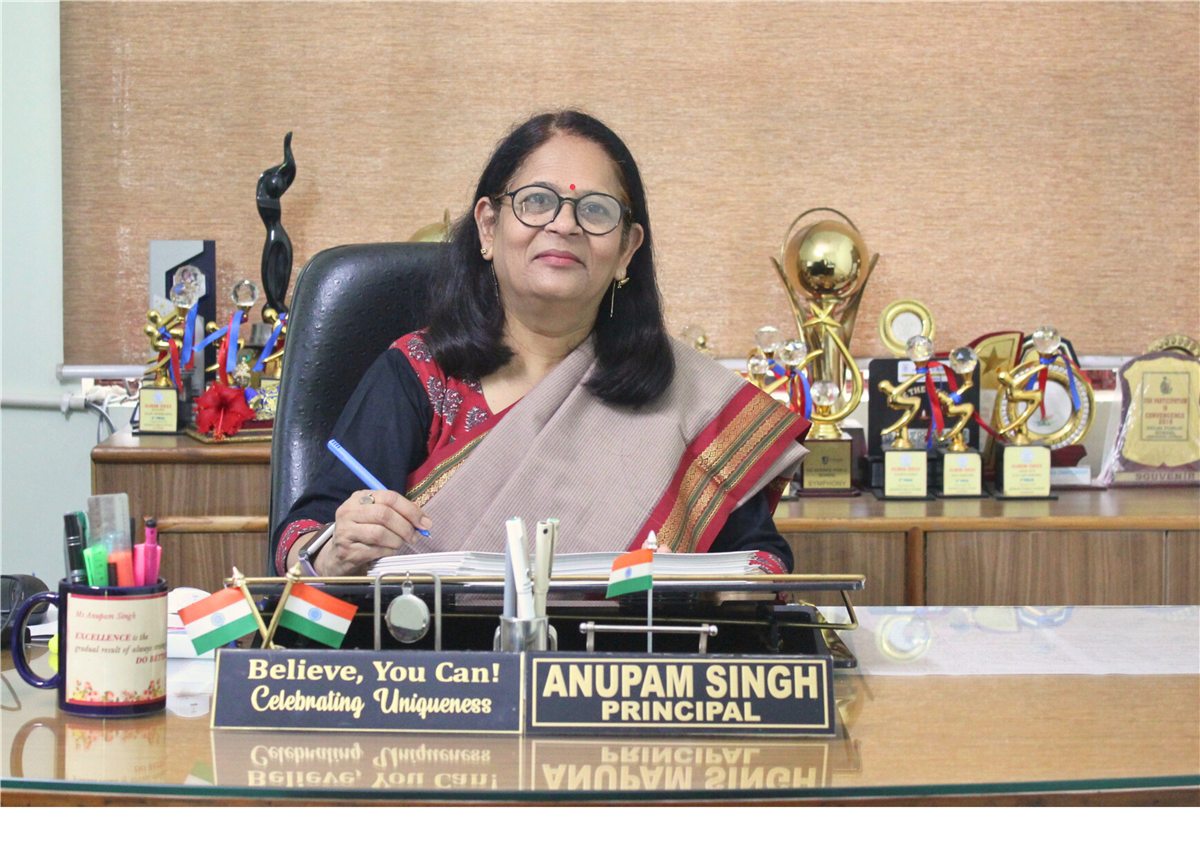 Mrs. Anupam Singh, Principal of Scholars' Home — top school in Lucknow