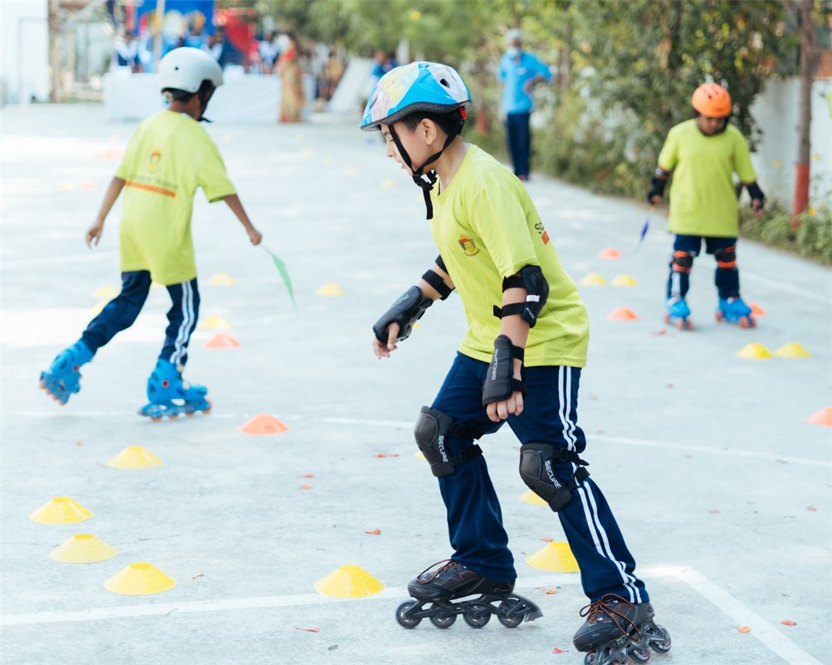 Skating ring at Scholars' Home school Lucknow