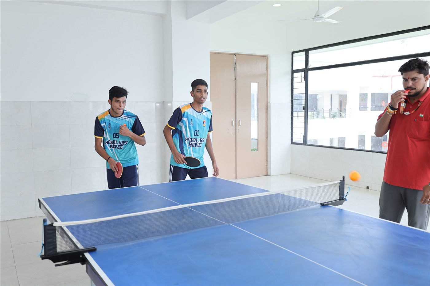 Table tennis at Scholars' Home, top school in Lucknow