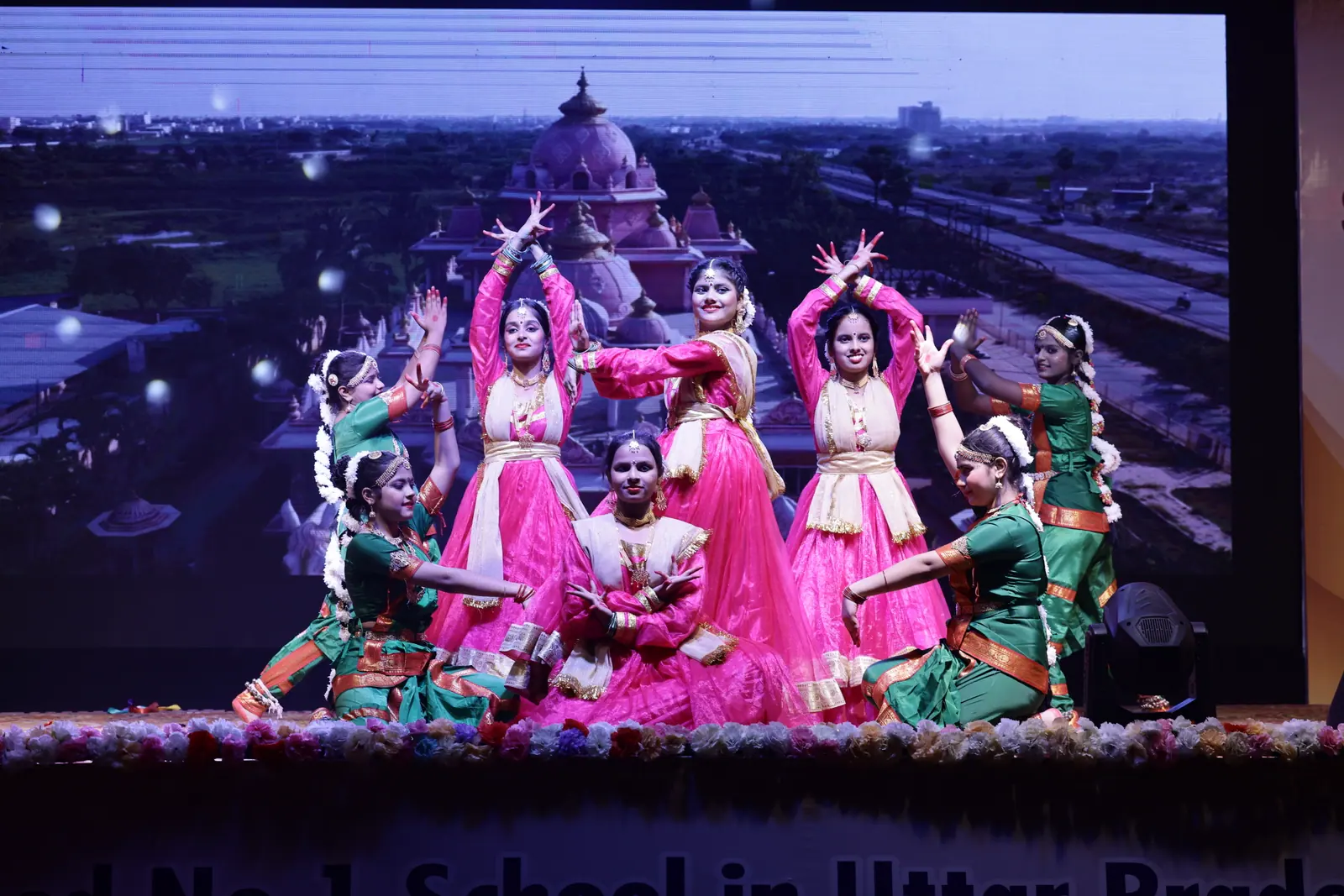 Students performing at the Scholars' Home annual function