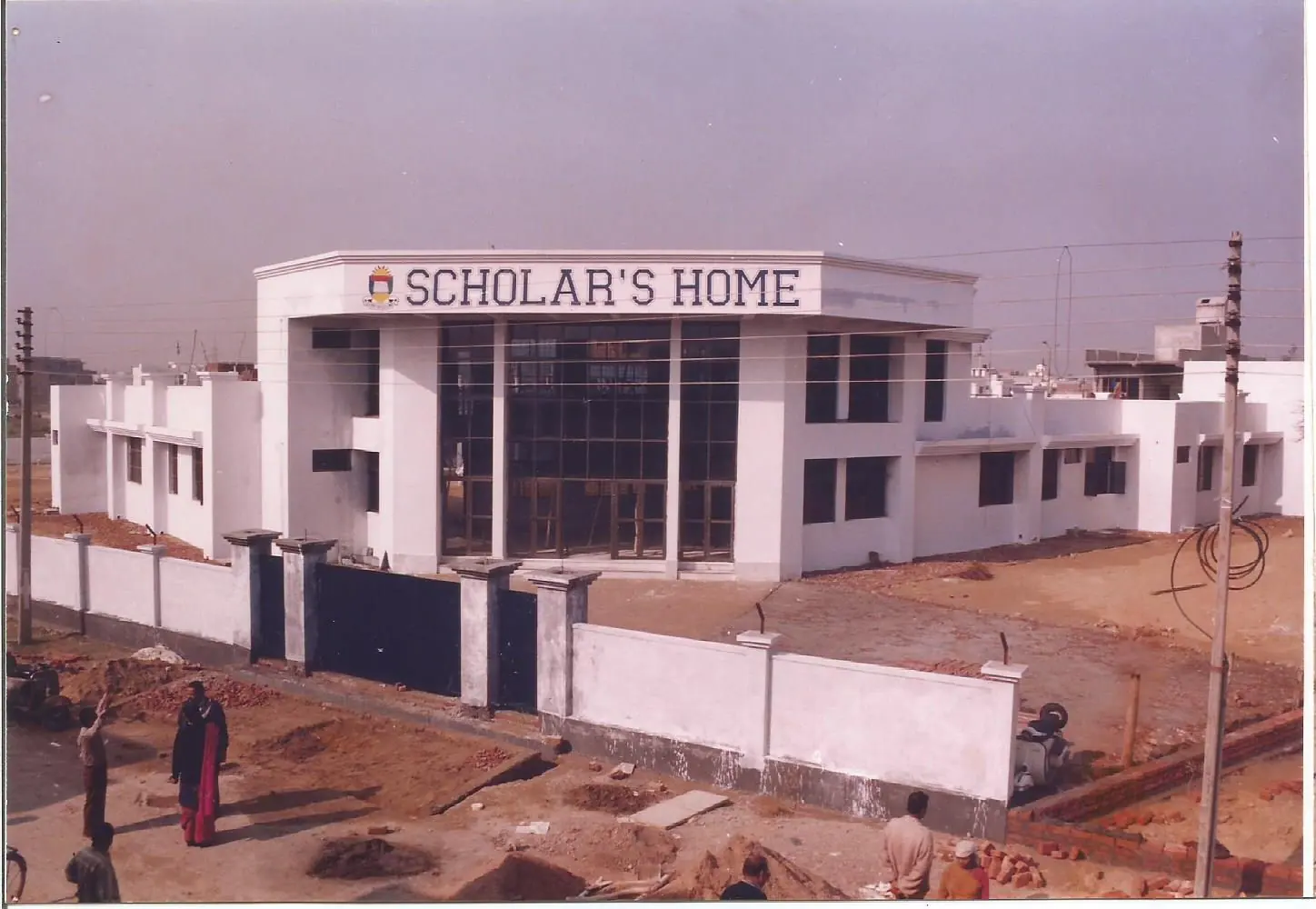 The original school building