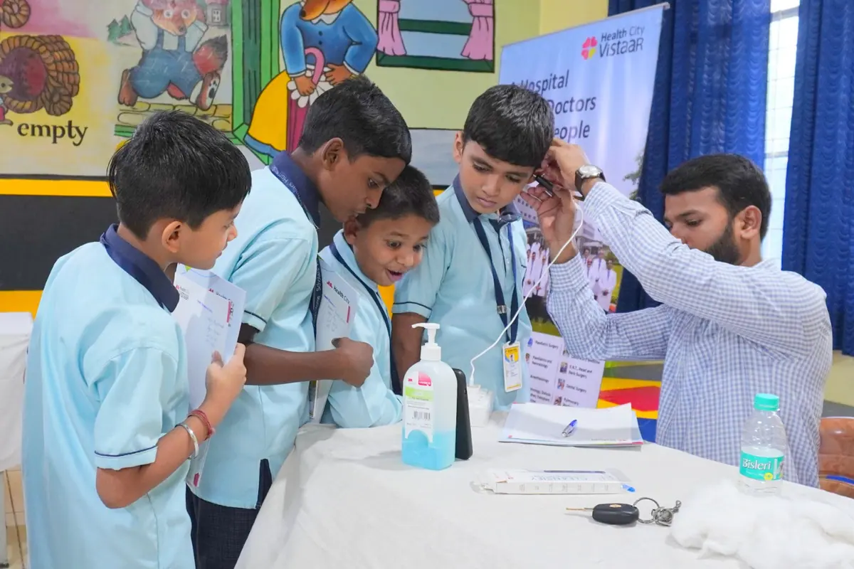 Young scientists at work
