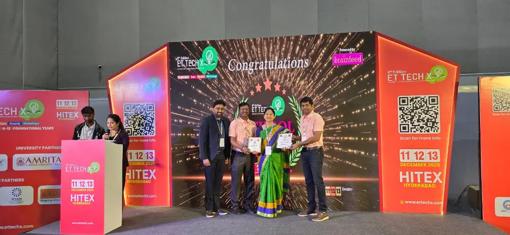 Recognition at a national education summit