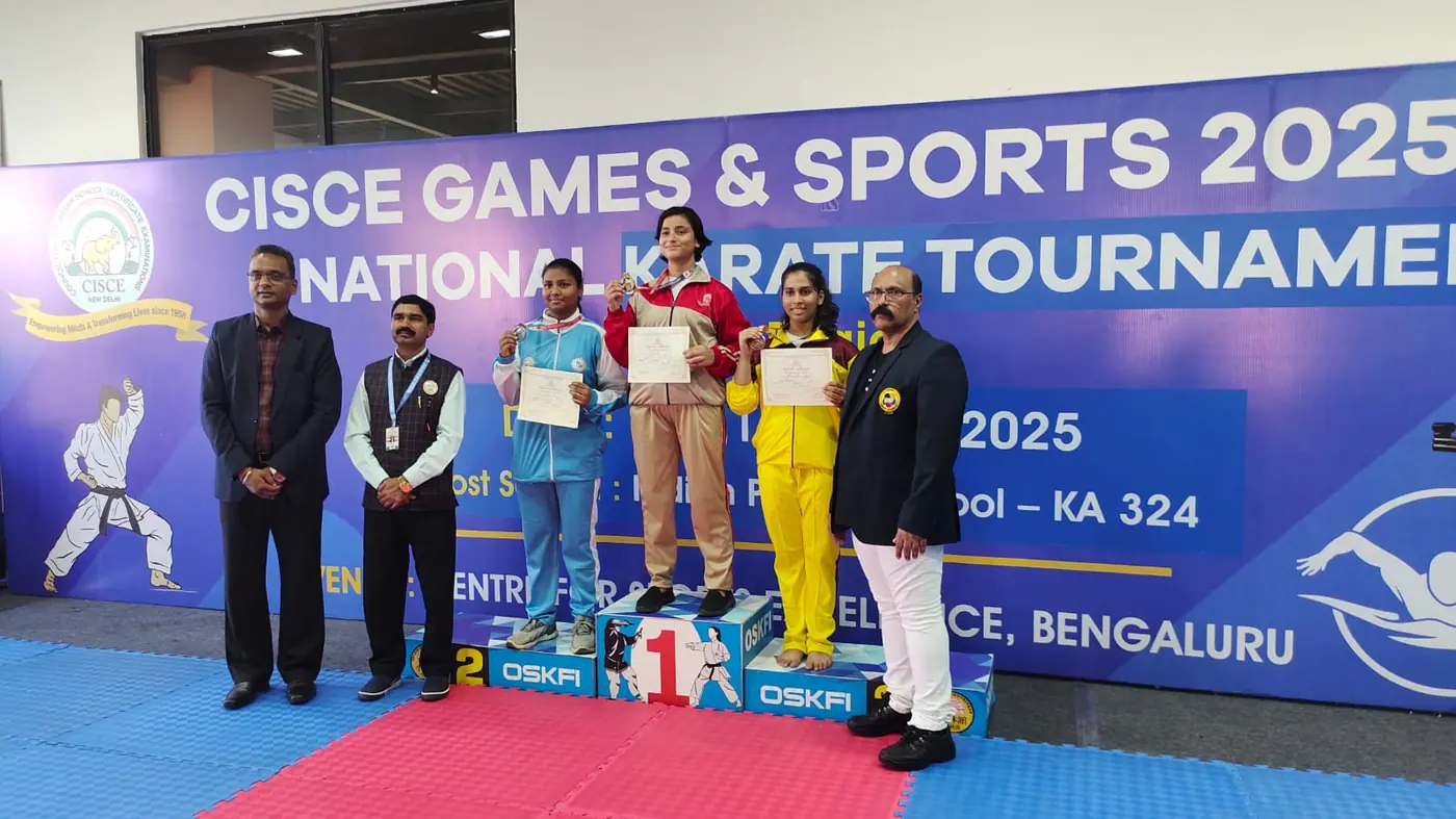 Tushar Kumar won silver (Under-17, 66 kg) at the 2024 CISCE National Games in Jhansi; he and Farrin Farhan Wasti medalled at the 2025 nationals; and in August 2026 Tushar and Itish Yash took gold at the CISCE Regional tournament in Kanpur to qualify once more.