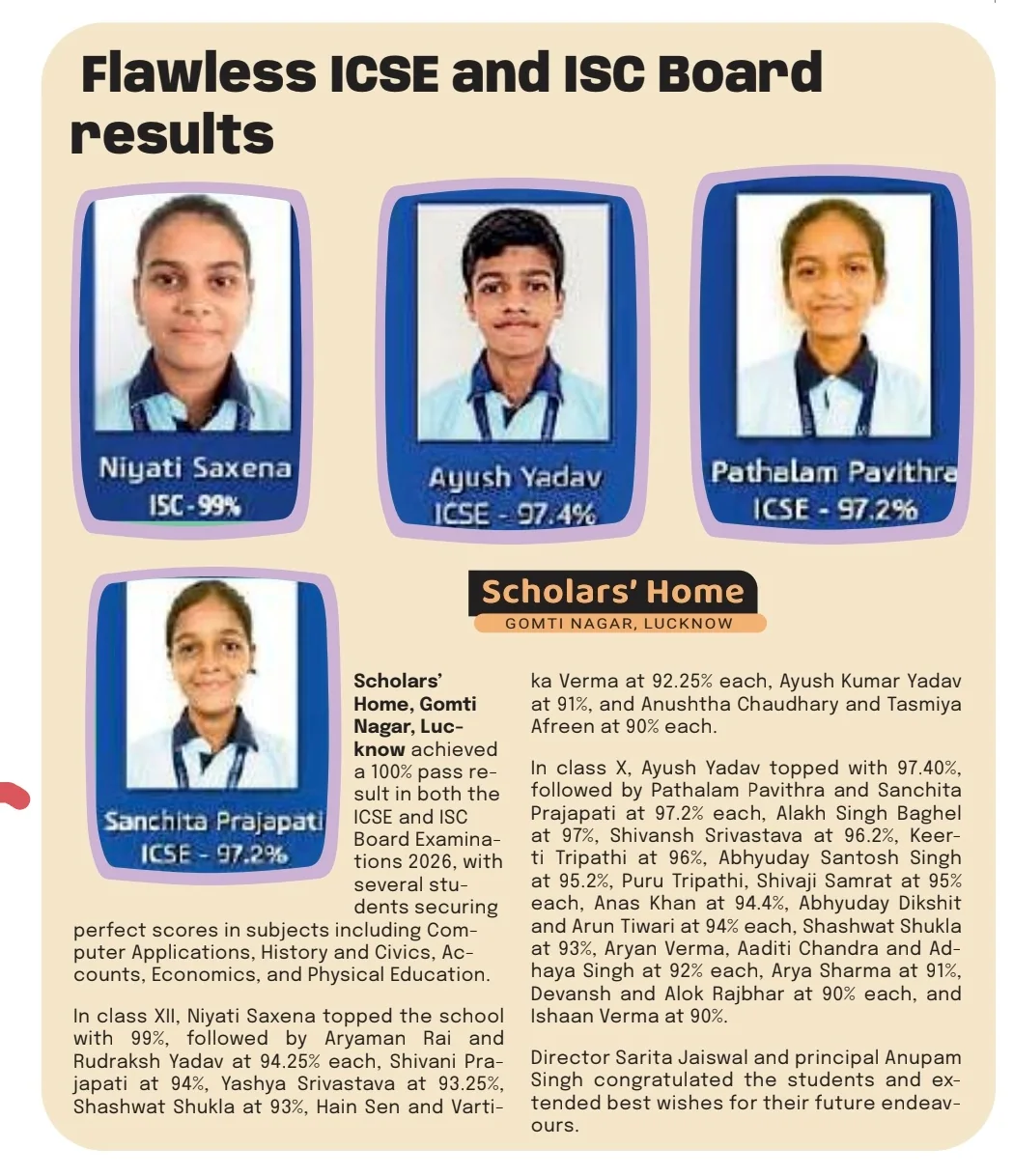 Times NIE, 4 May 2026: ICSE & ISC 2026 results in the Times Newspaper in Education